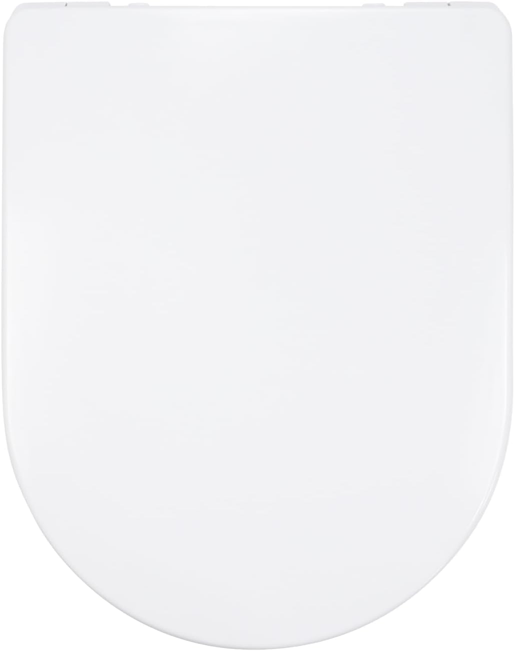 WC Sitz D Form mit Absenkautomatik, Toilettendeckel aus Duroplast, Toilettensitz mit Schnellverschlu