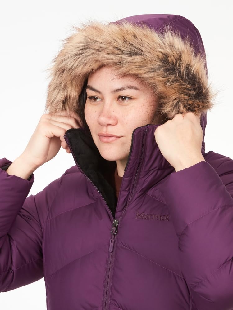Marmot Damen Wm's Montreaux Coat, Leichte Daunenjacke, 700 Fill-Power, warmer Parka, stylisher Winte
