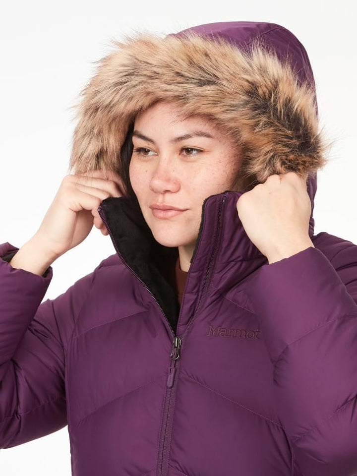 Marmot Damen Wm's Montreaux Coat, Leichte Daunenjacke, 700 Fill-Power, warmer Parka, stylisher Winte