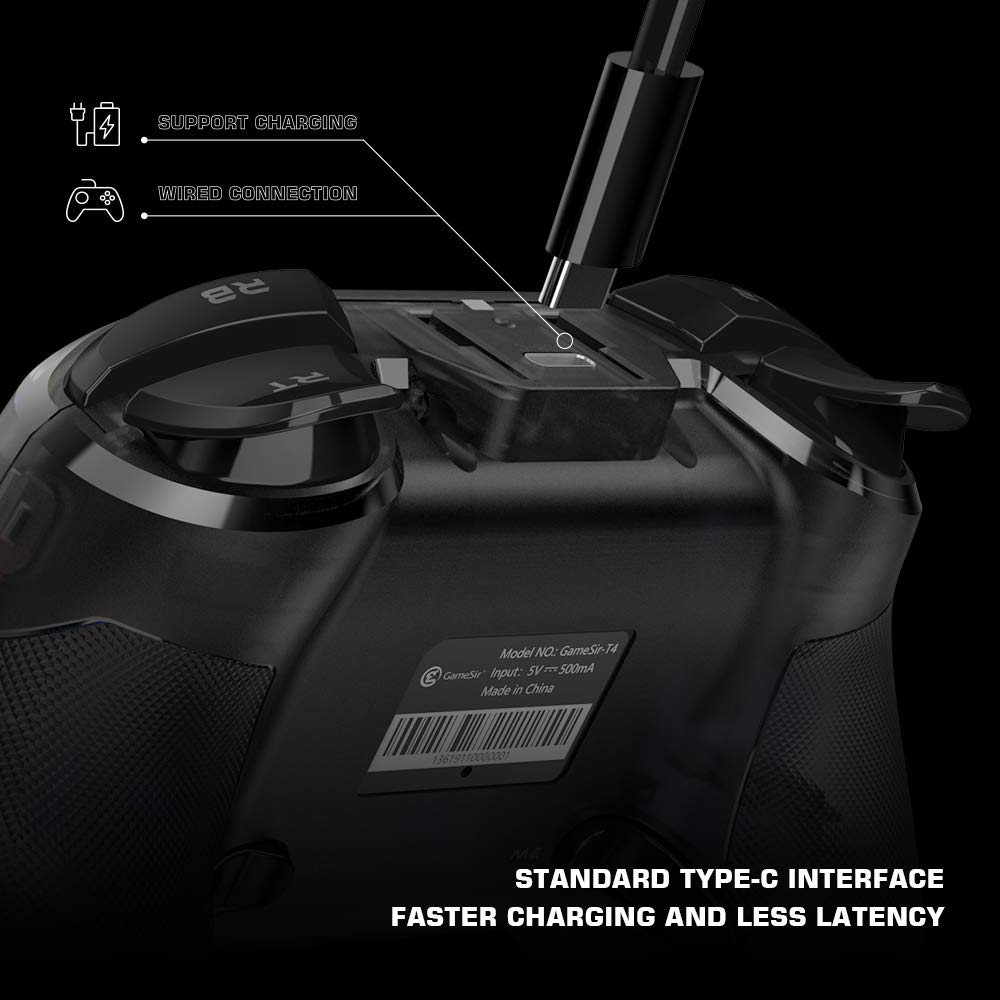 GameSir T4 pro Wireless Controller für Switch,Bluetooth Switch Pro Controller mit LED Beleuchtet,PC