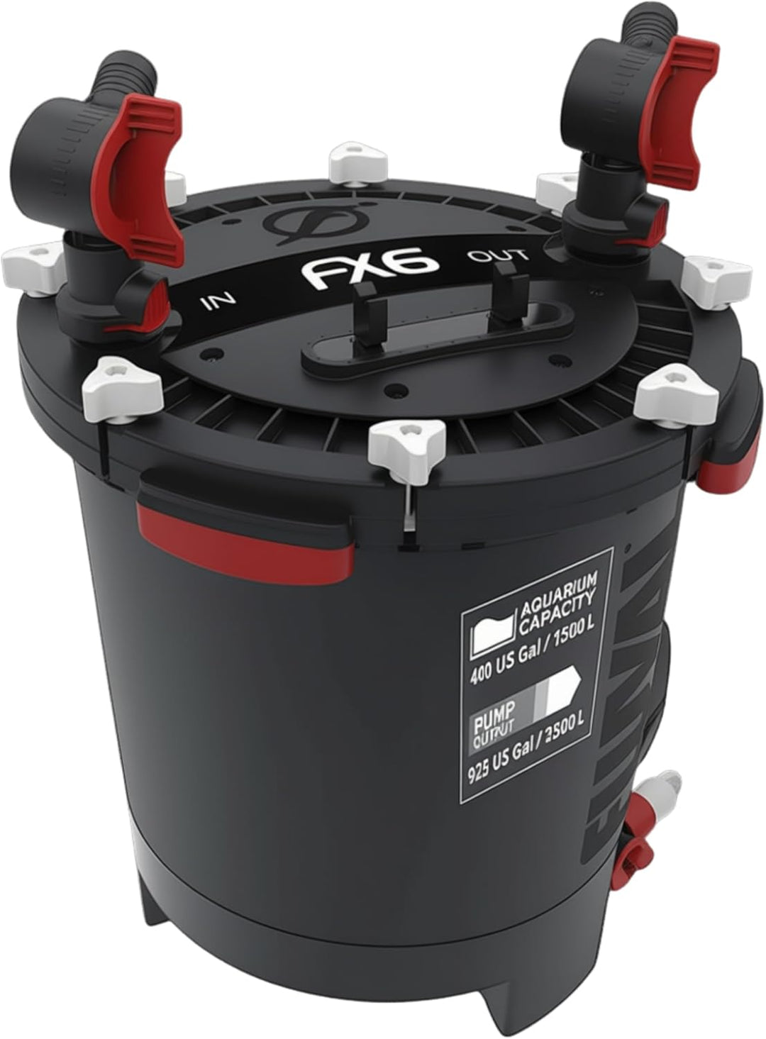 Fluval FX6 Hochleistungs-Aussenfilter, für Aquarien mit einer Kapazität von bis zu 1.500L geeignet 1
