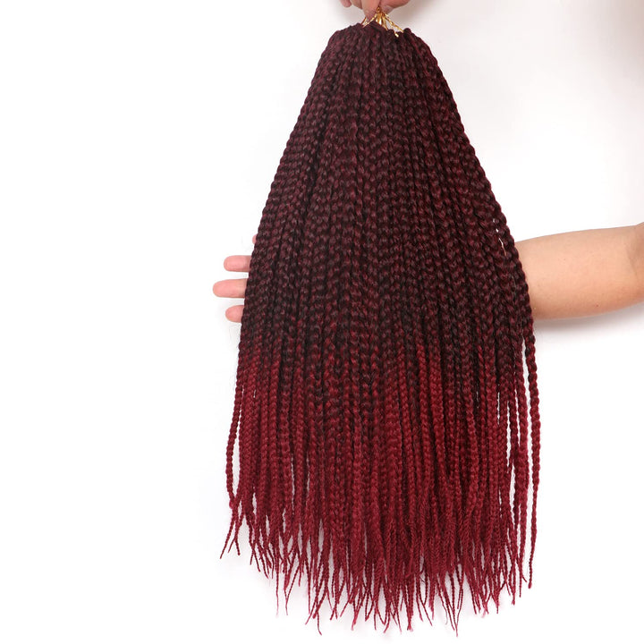 7 Packungen Häkelbraids Tressen Haarverlängerung Echthaar Strähnen für Zöpfe Afrikanische Perücke Sc