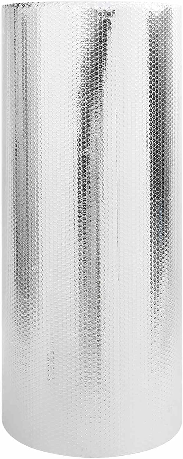 vidaXL Heizkörper-Reflektorfolie Silber 5 x 1 m Polyethylen, Heizkörperreflektor für Wohnzimmer, Rob