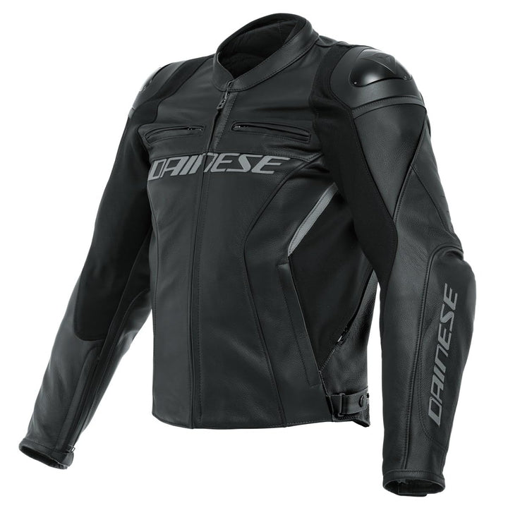 Dainese Racing 4 S/T Motorrad Lederjacke, schwarz, 30 30 Schwarz, 30 Schwarz