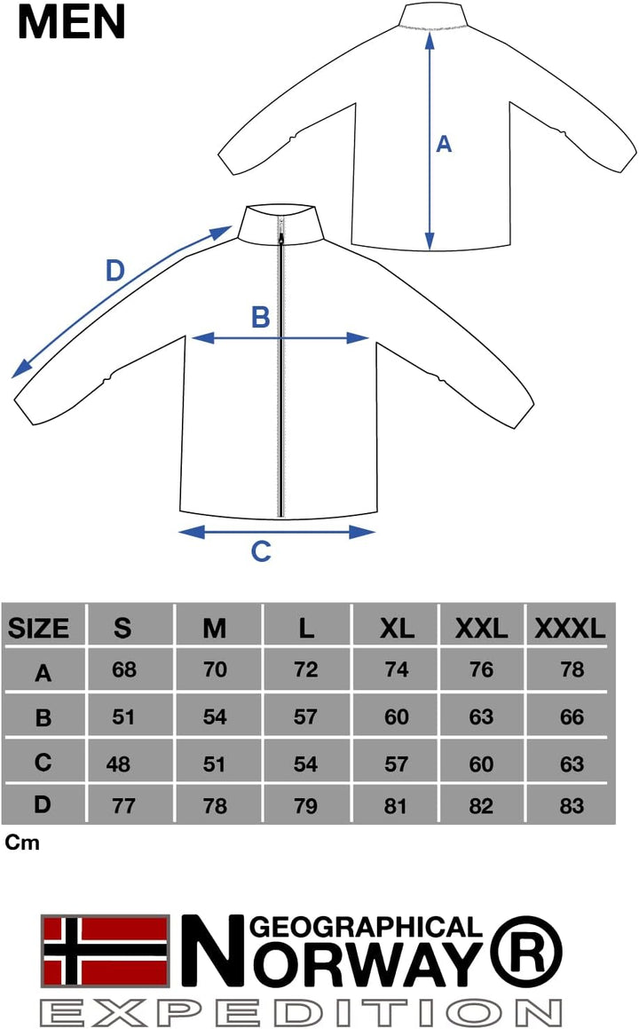 Geographical Norway Fleece für Herren Tug beige XL, beige XL