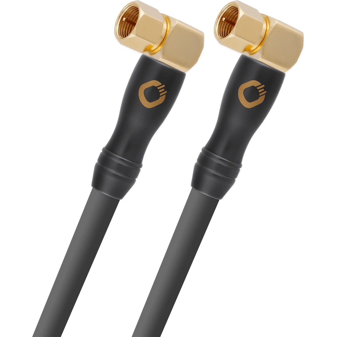 OEHLBACH Transmission Shift S-90 HD Satellitenkabel 90 Grad gewinkelt (Made in Germany- 4K UltraHD F