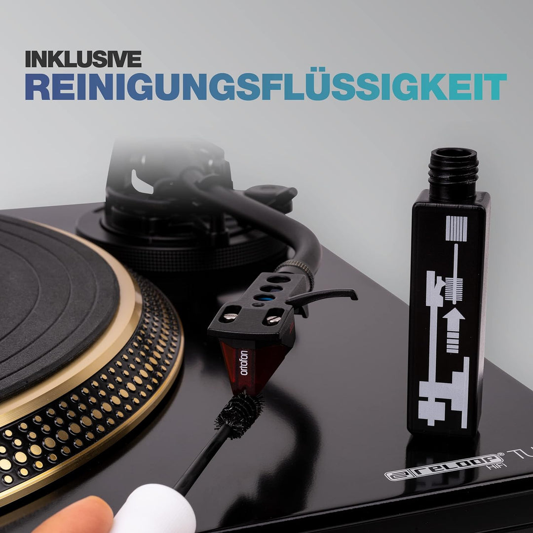 Reloop Turntable Cartridge Mount & Gauge Set - All-in-One Set zum Einstellen, Justieren und Reinigen