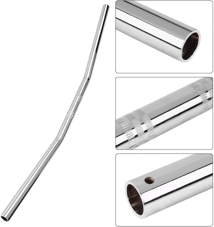 Qiilu Motorrad Lenker, 22 MM Universaler Motorrad Retro Bend Lenker Lenker für Pit Dirt Bike ATV Qua