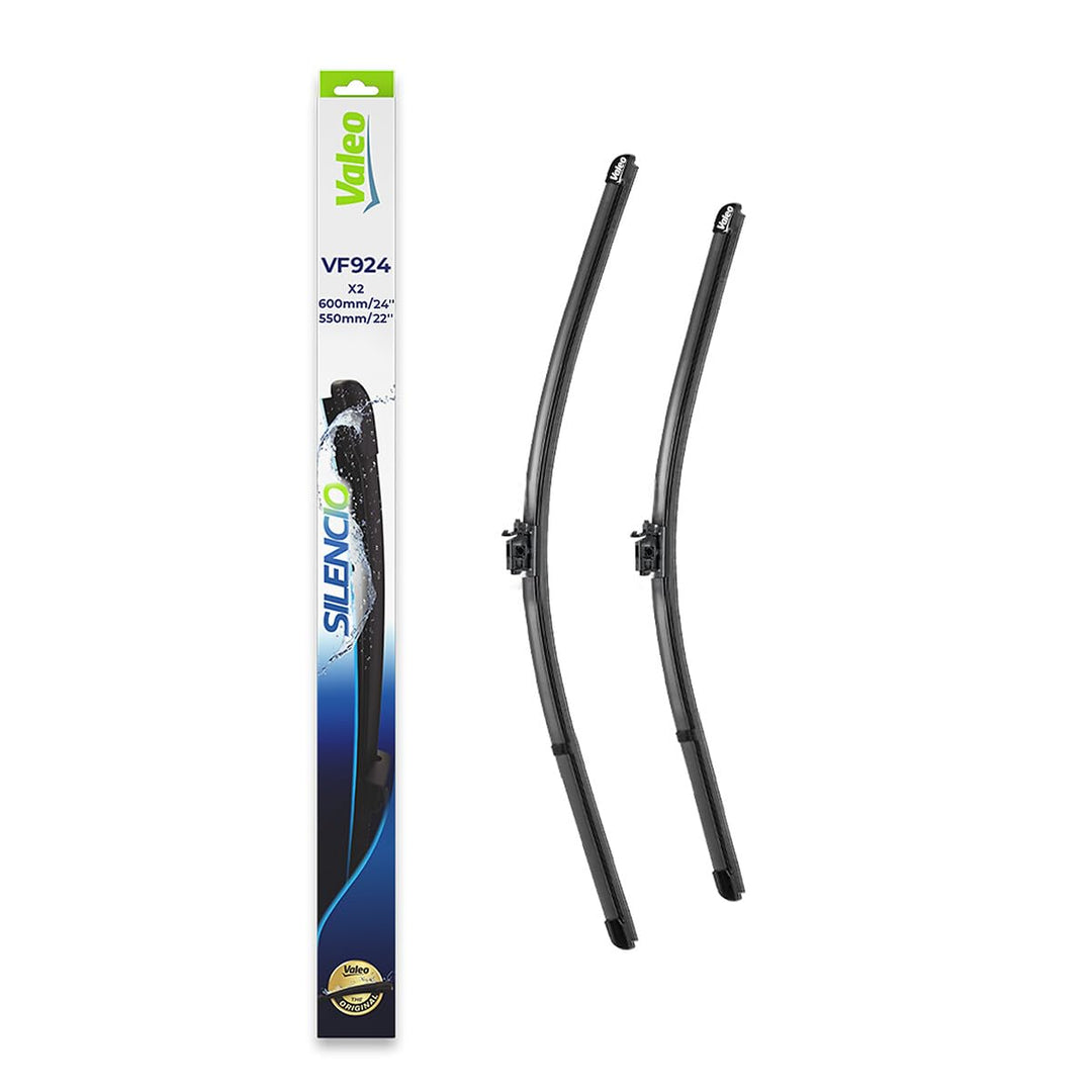 Valeo Silencio VF924 Wischerblatt 577924 Vorderansicht: 600mm / 550mm Menge Set 2 Einheiten Fahrerse