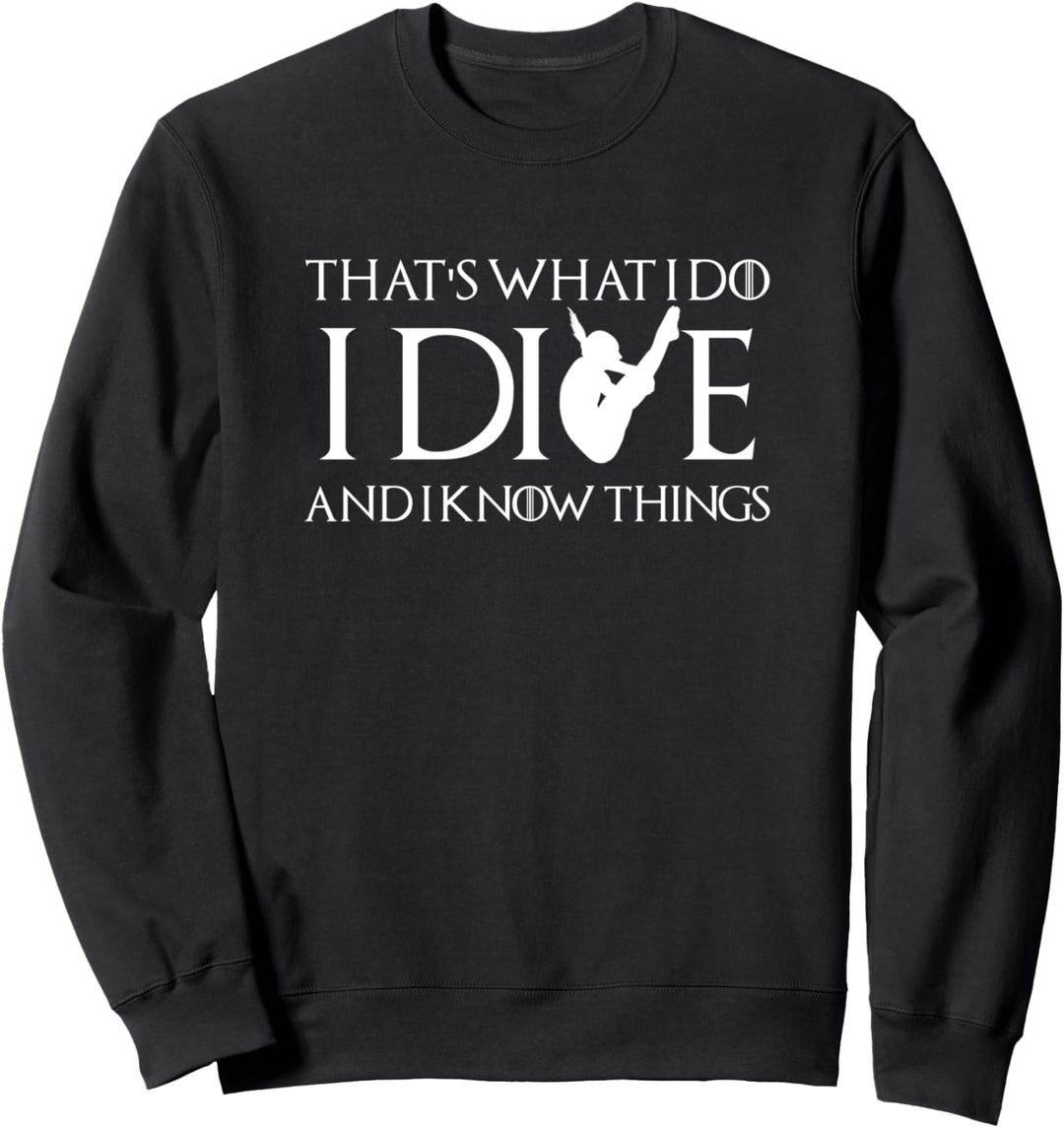 Wasserspringen Kunsttauchen Humor Springer Sweatshirt