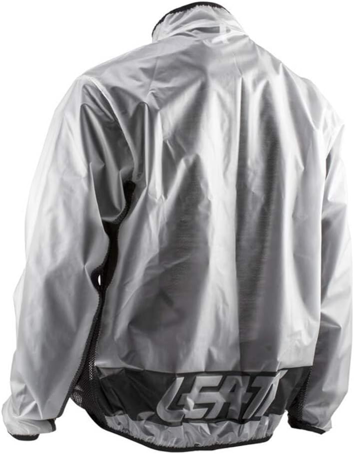 Leatt MTB-Regenjacke RaceCover Smoke XL Schwarz, XL Schwarz