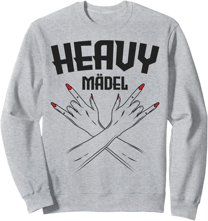 Heavy Mädel Heavy Metal Frauen Sweatshirt