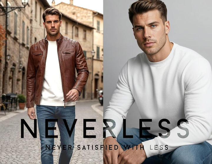 Neverless® Sweatshirt Herren Aufdruck Wolf-Motiv Print Boho Bohemian Ethno Style Rundhals-Pullover g