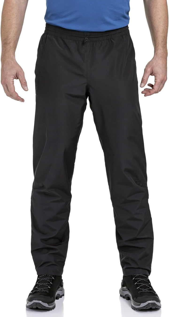 Schöffel Unisex Pants Rain Pants Style Elmori Uni XS Schwarz, XS Schwarz
