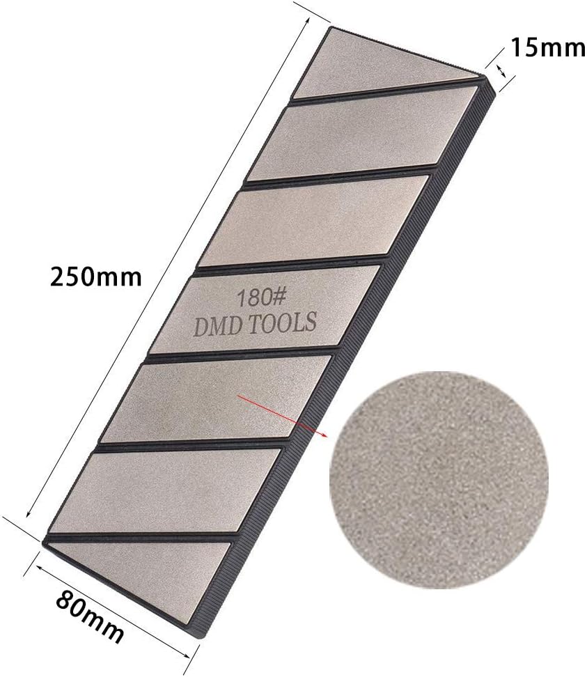 QZATACAEN Diamantschärfstein Diamantabflachungsstein Läppplatte Einseitig 180Grit Fixing Flattener 2