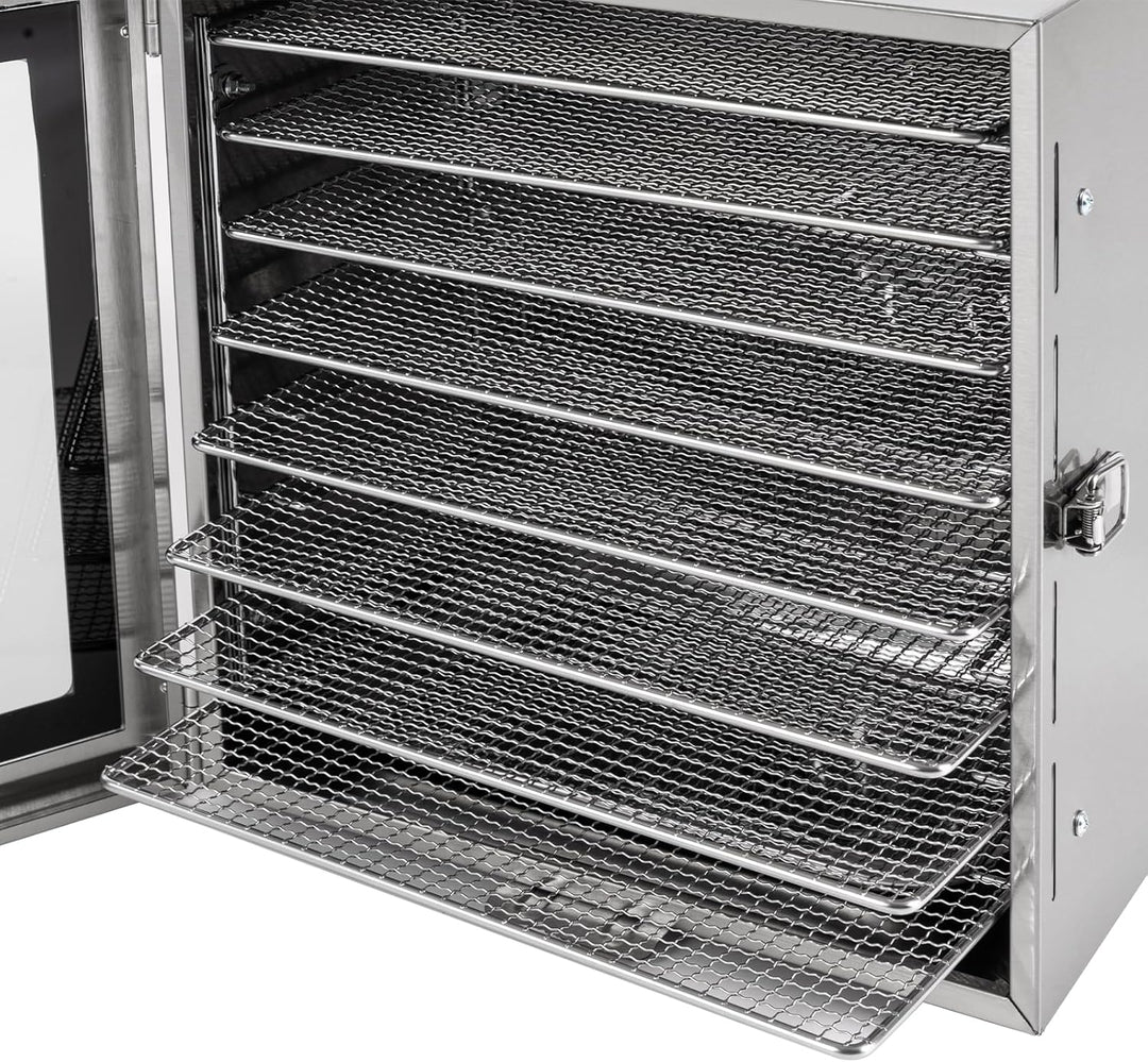 8 Ebenen Lebensmittel Dehydrator Maschine, Edelstahl Food Trockner für den Heimgebrauch, Trocknungsm