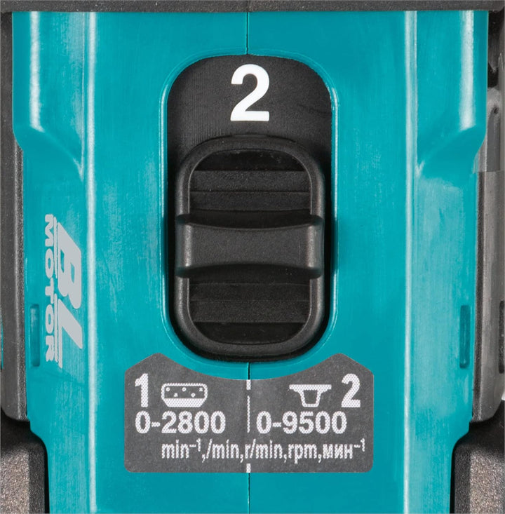 Makita DPV300RTJ 18V Li-ion LXT Bürstenloser Schleifer/Polierer komplett mit 2 x 5,0 Ah Akkus und La