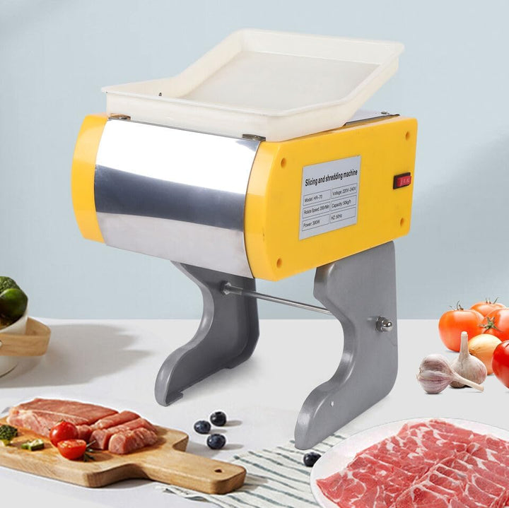 Elektrisch Allesschneider Fleischschneider 300W 50kg/h Aufschnittmaschine HR-70 schnelles Schneiden