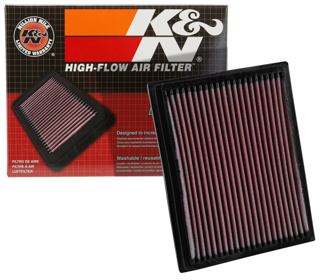 K&N 33-2914 Motorluftfilter: Hochleistung, Prämie, Abwaschbar, Ersatzfilter,Erhöhte Leistung, 2004-2