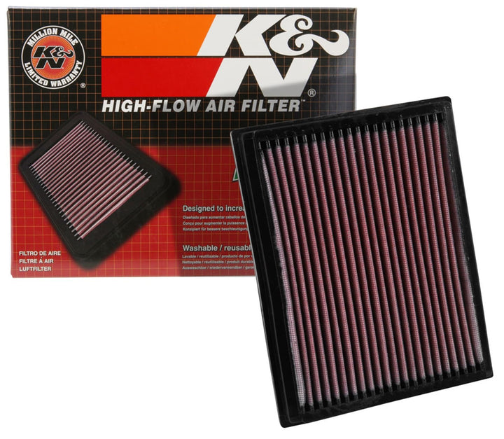 K&N 33-2914 Motorluftfilter: Hochleistung, Prämie, Abwaschbar, Ersatzfilter,Erhöhte Leistung, 2004-2