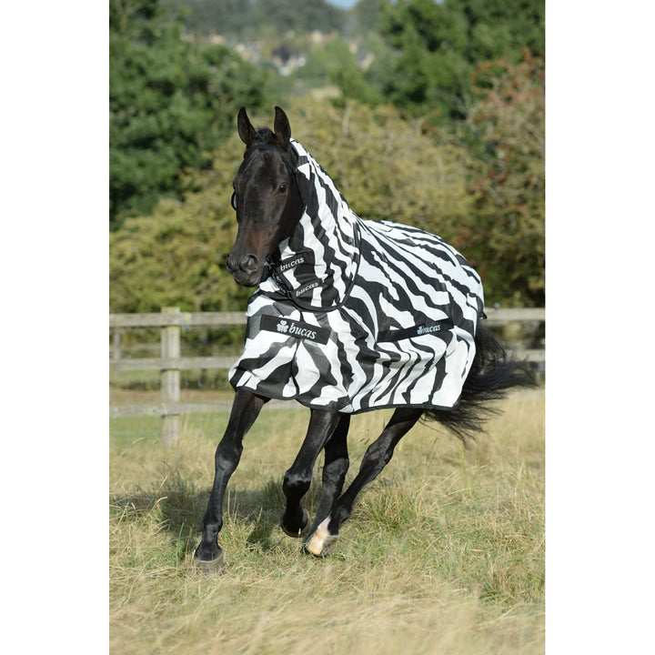 Bucas Buzz-Off Fliegendecke Zebra Full-Neck, 120