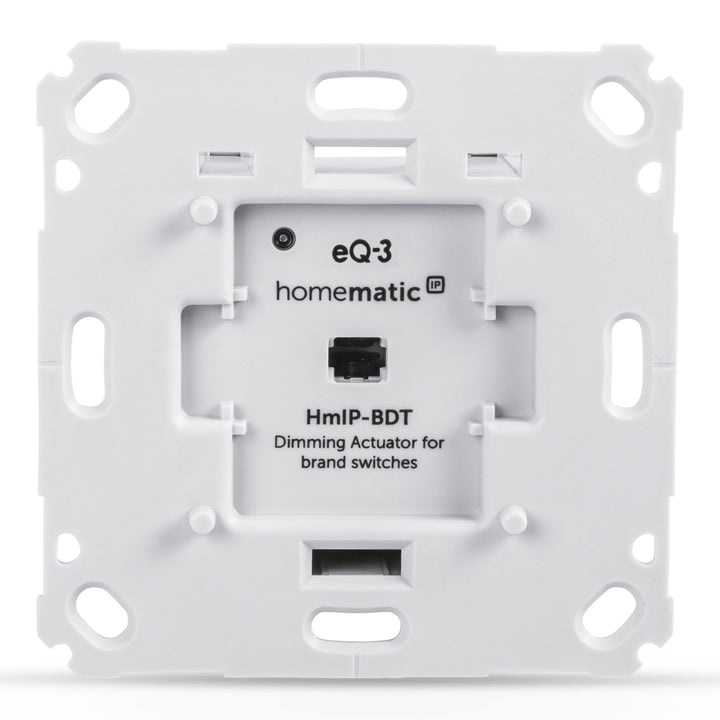 Homematic IP Smart Home Dimmaktor für Markenschalter – Phasenabschnitt, Phasenabschnittsdimmer für d