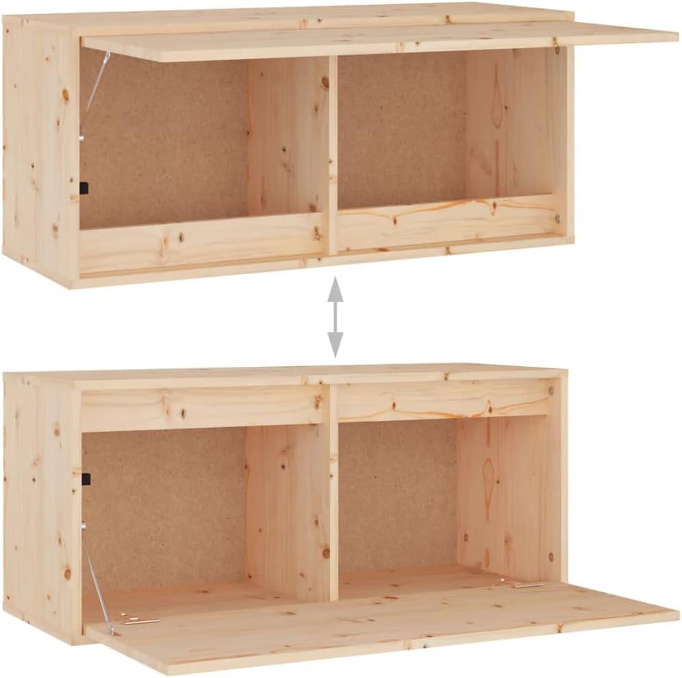 vidaXL TV Schrank 4-TLG. Wandschrank Hängeschrank Wohnwand Lowboard Fernsehschrank Fernsehtisch TV M