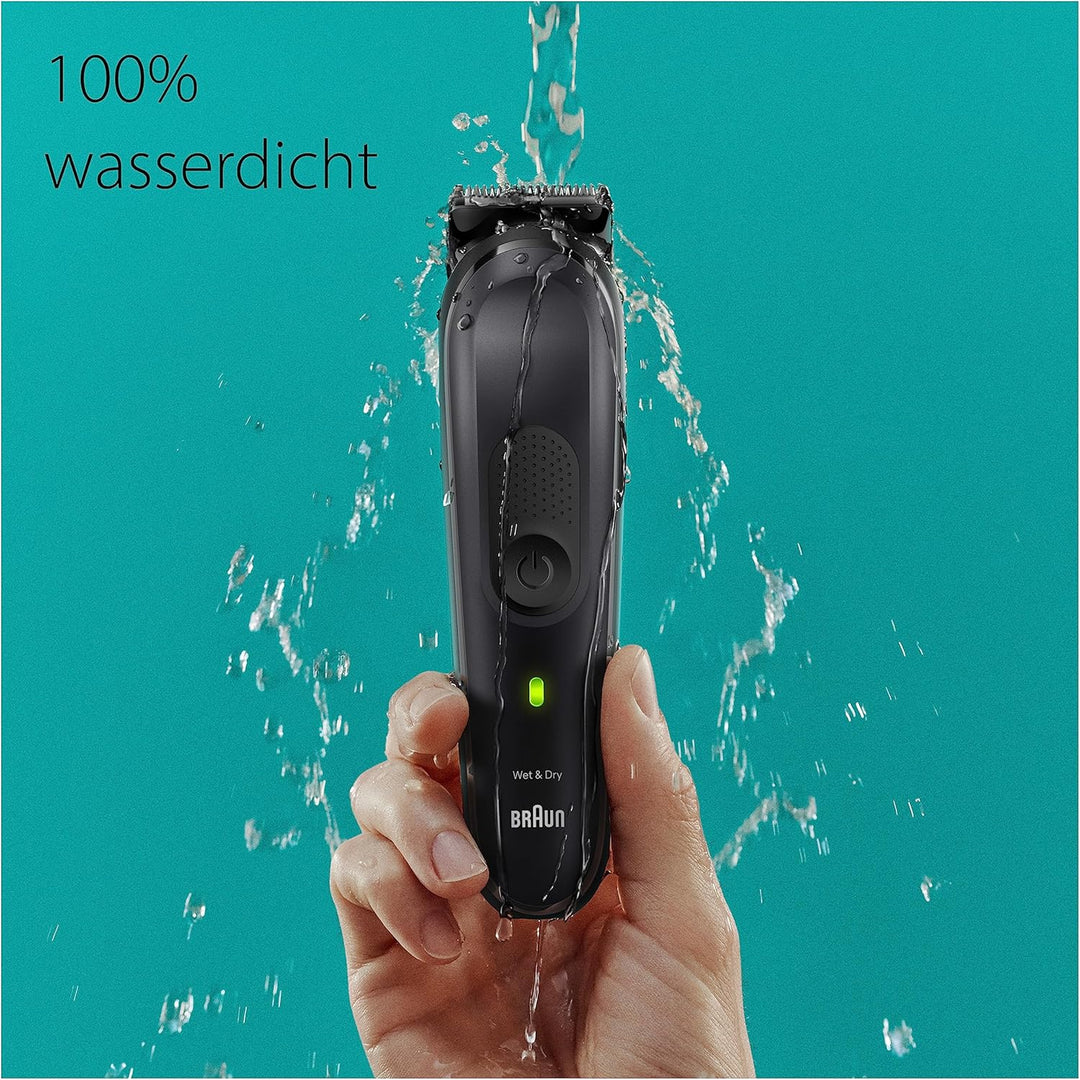 Braun All-In-One Bartpflege Bodygroomer Set, 12-in-1 Barttrimmer, Trimmer/Haarschneider Herren, Haar