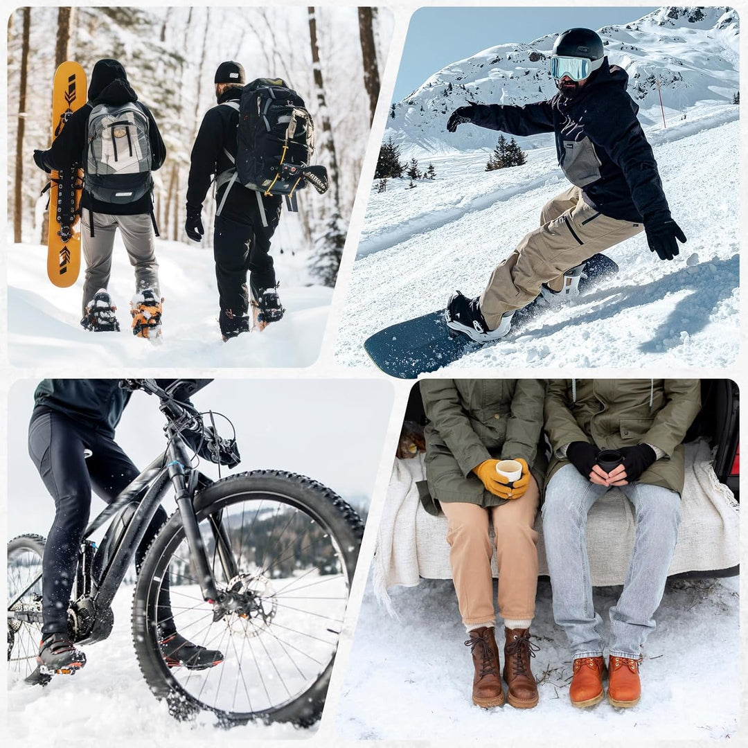 Dr.warm Beheizbare Socken Wiederaufladbare, Elektrische Beheizte Socken für Damen Herren, Winter Hei