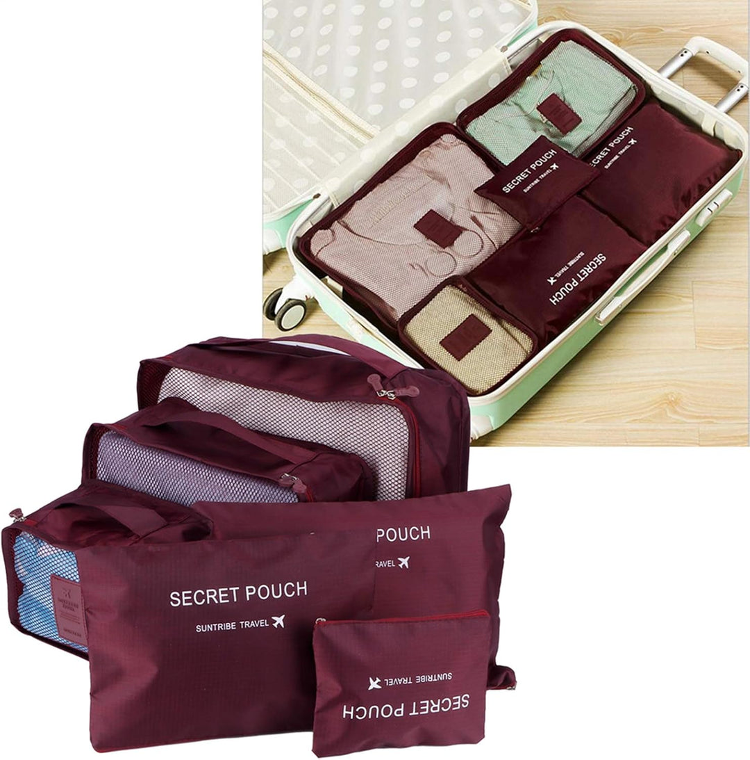 Pilipane Aufbewahrungsbeutel Set hochwertiger Nylon -Stoff -Reisebeutel Packsäcke für Koffer -Kleidu