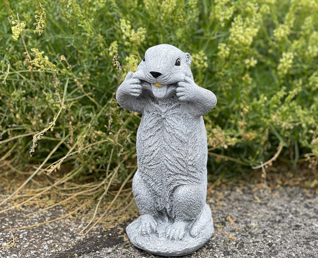 Stone and Style Steinfigur Murmeltier Max frostfest wetterfest Steinguss