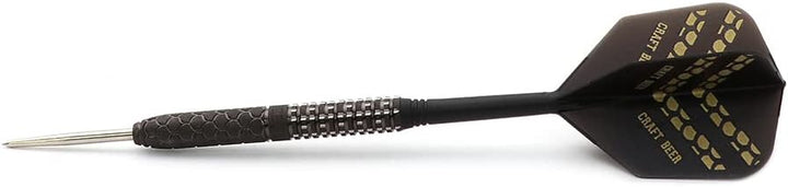 CUESOUL Steel Tip 90% Tungsten Dart Set mit Ölfarbe Finish und ROST Flights 23g CRAFT BIER-1, 23g CR