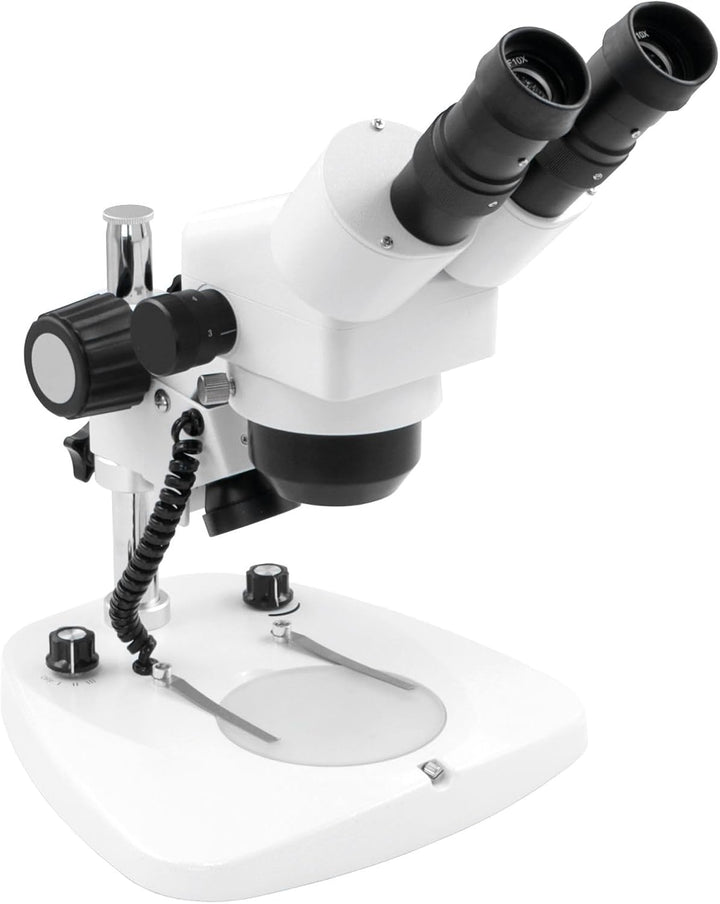 ASIMETO Germany Stereomikroskop LAB2 10x-40x Metall und Glas LED