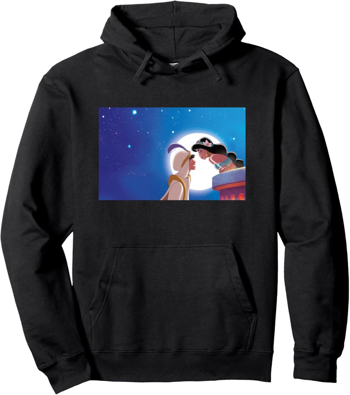 Disney Aladdin and Jasmine First Kiss Movie Still Pullover Hoodie