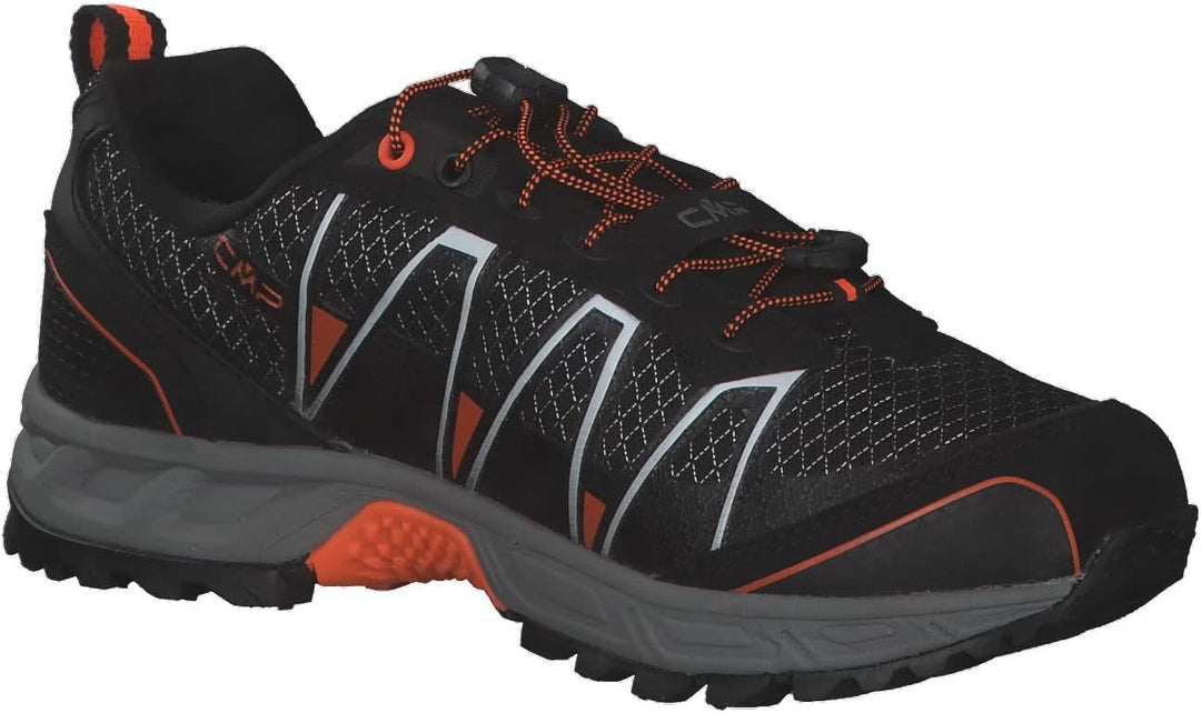 CMP Herren Altak Trail Running Shoe 40 EU Black Flash Orange, 40 EU Black Flash Orange
