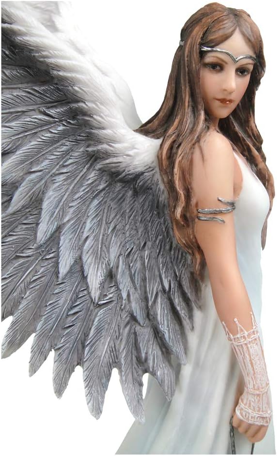 Nemesis Now Spirit Guide Anne Stokes Dekofigur, Kunstharz, 24 cm, Weiss