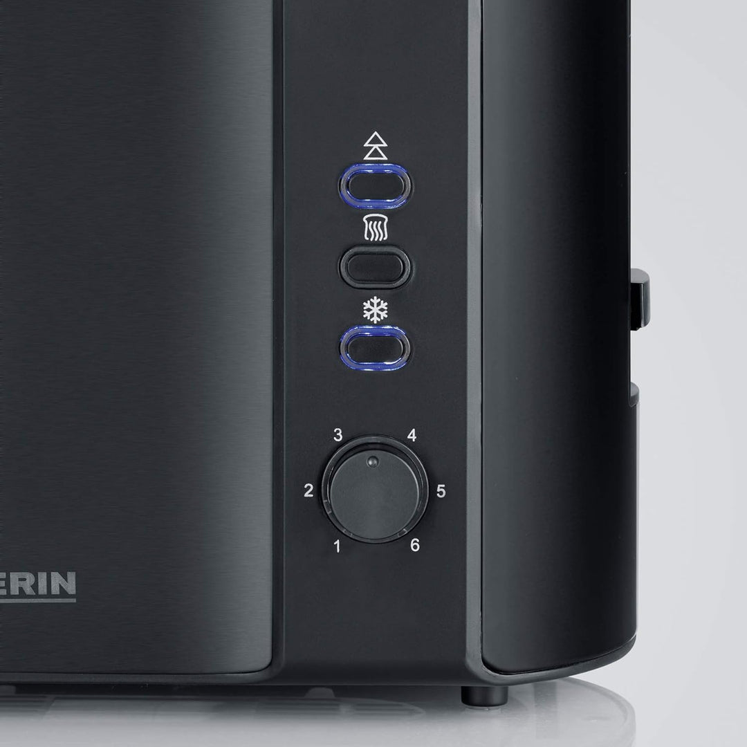 SEVERIN AT 9552 Automatik-Toaster (800 W, Inkl. Brötchen-Röstaufsatz, 2 Röstkammern), Single