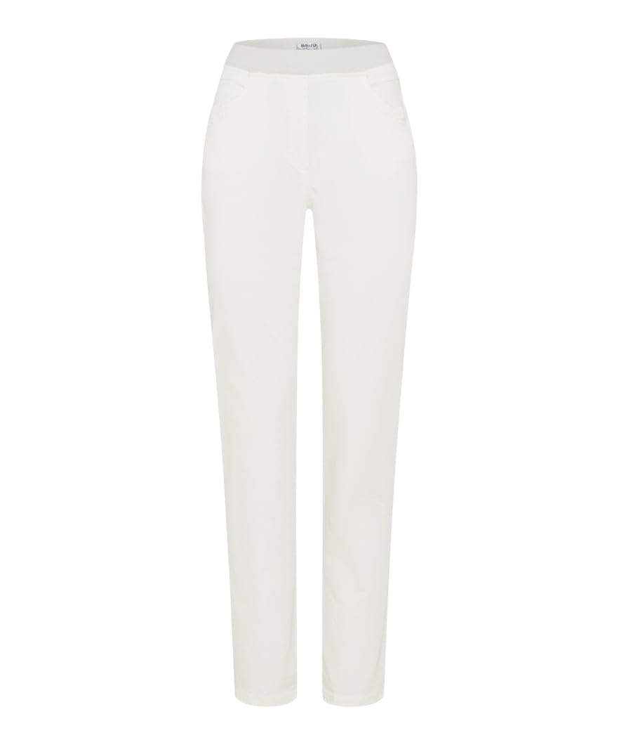 Raphaela by Brax Style Pamina Fun Damen Schlupfhose Slim Fit 29W / 32L Off-white, 29W / 32L Off-whit