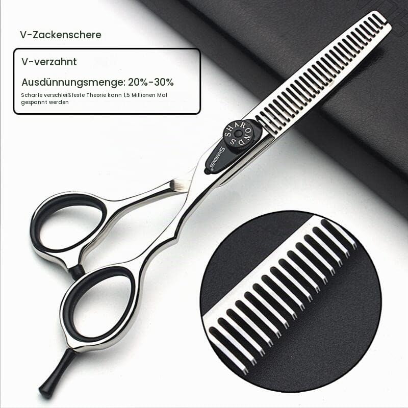 5,5/6 Zoll japanischer 440C Laser Haarschneidesalon professioneller Friseur Ausdünnung Haarschnitte