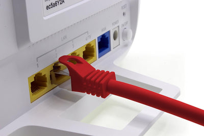 2m - rot - 10 Stück Cat7 Netzwerkkabel SFTP Patchkabel Lankabel Rohkabel 10GB/s - 500 Mhz konfektion