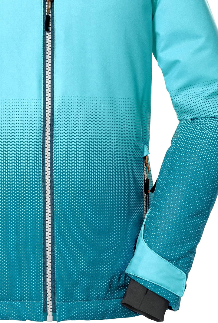 Killtec Mädchen Ksw 183 Grls Ski Jckt Skijacke wasserdicht/Funktionsjacke mit Kapuze und Schneefang