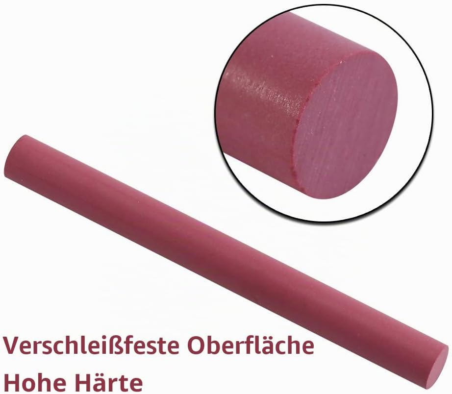 Rubin Messerschärfer, Zylindrischer Messerschleifstein, 3000er Schleifstein mit Verschiedenen Durchm