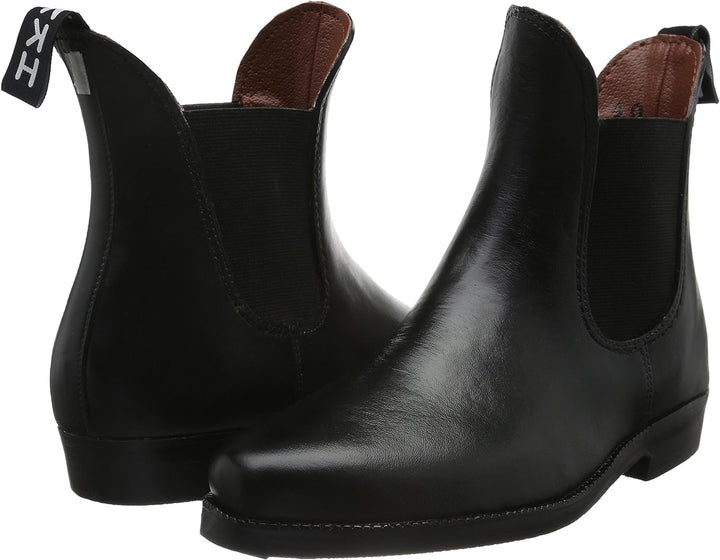 HKM 5300 Gummistiefel Jodhpur Soft/Weit, Elastikeinsatz Gummistiefelette, Gr. 40 40 EU 9100 Schwarz,