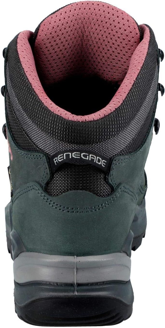 LOWA Renegade GTX MID Ws Damen Wanderstiefel Trekkingschuh Outdoor Goretex 320945 38 EU Graphit Rose