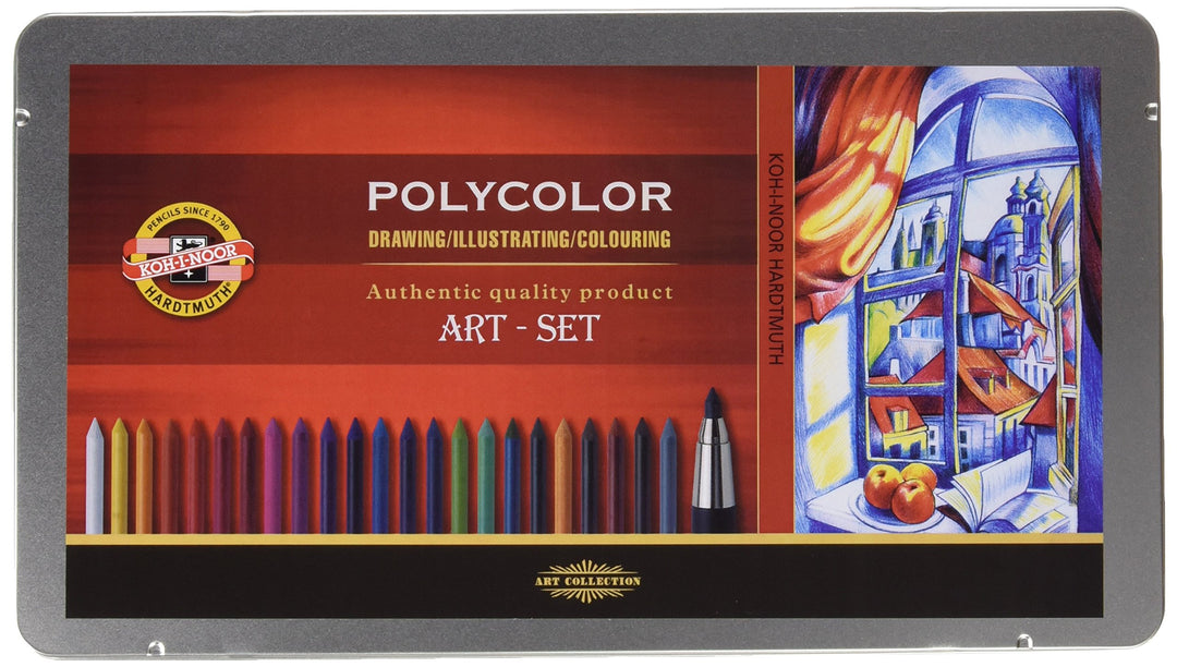 KOH-I-NOOR Polycolor Künstler-Zeichenset mit Farbminen