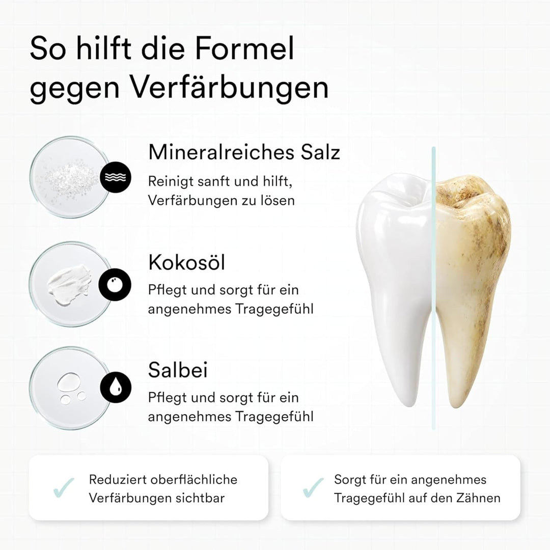 Zahnaufhellung Whitening Strips - Testsieger 2024-100 Tage risikofrei testen - frei von Peroxid - in