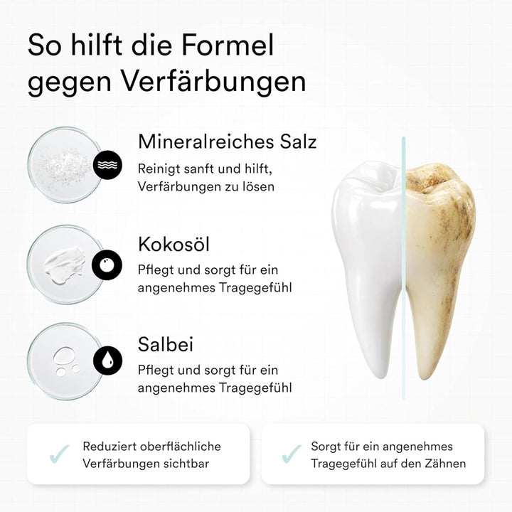Zahnaufhellung Whitening Strips - Testsieger 2024-100 Tage risikofrei testen - frei von Peroxid - in