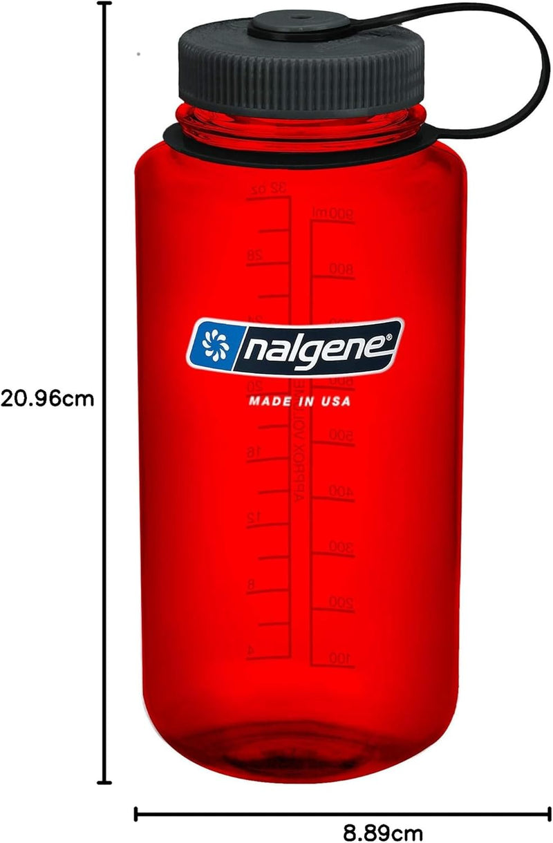 Nalgene WH Sustain Trinkflaschen Rot 1 L Rot Wasserflasche, Rot Wasserflasche