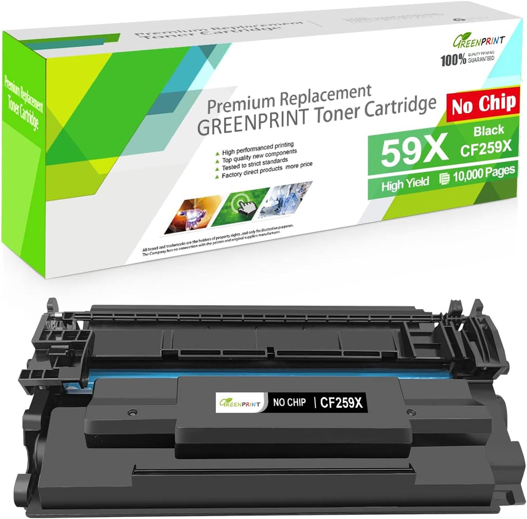 【KEIN CHIP】 Kompatible Tonerkartusche 59X CF259X (59A CF259A) Hohe Kapazität 10000 Seiten für HP M30