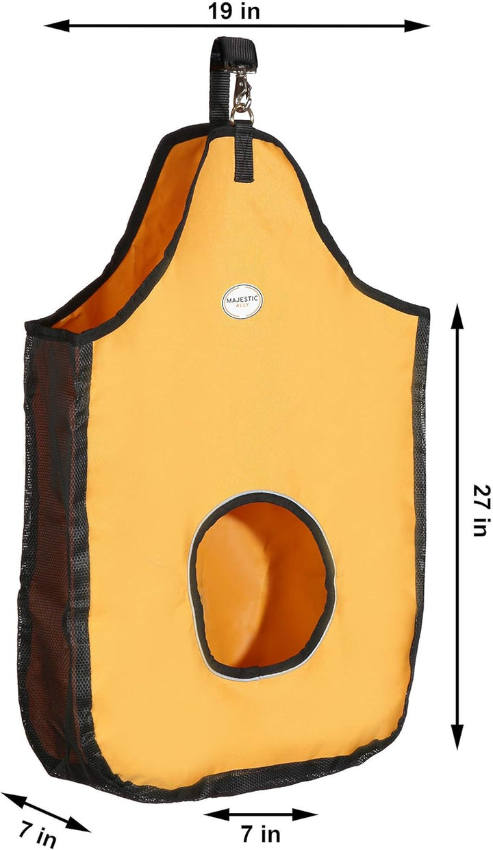 Majestic Ally 1200 D Heu-Futterstation Tragetasche für Pferde, Schafe – hochwertiges Nylon-Netz – re